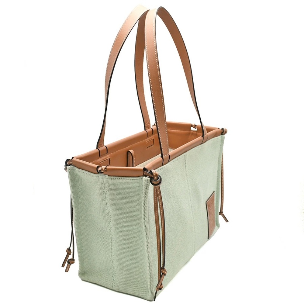 Loewe Pastel Green Anagram Cushion Tote, like new - Picture 4 of 6